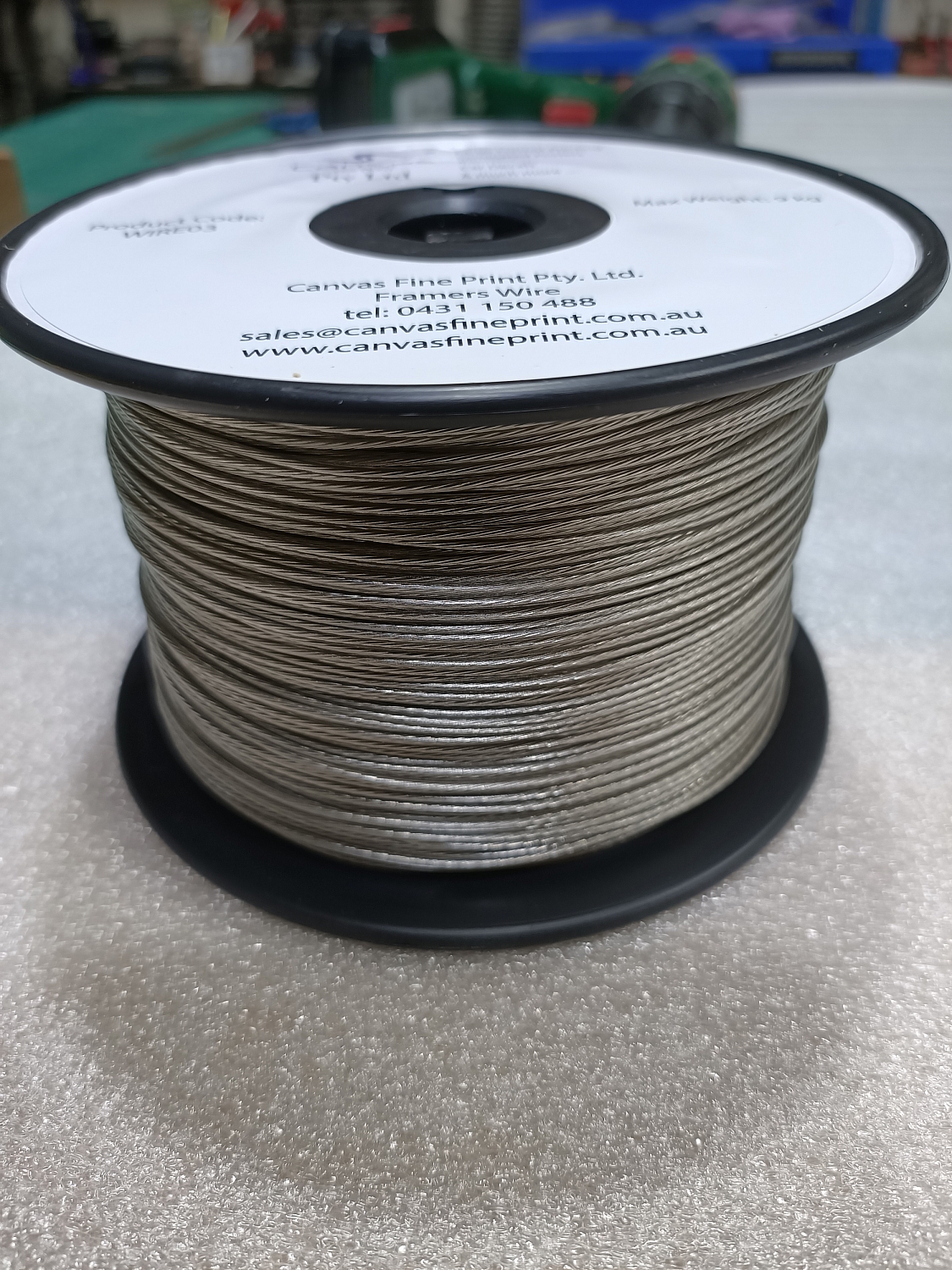Picture Framing Hanging Wire Plastic Coated Stainless Steel 335 meters 9.1 kg Load | IMG20221113101823.jpg