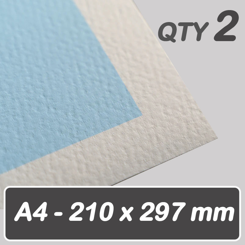 A4 - 210 x 297 mm Creative Textured Cotton Paper 320gsm (QTY 2) | a4ctexposter.jpg