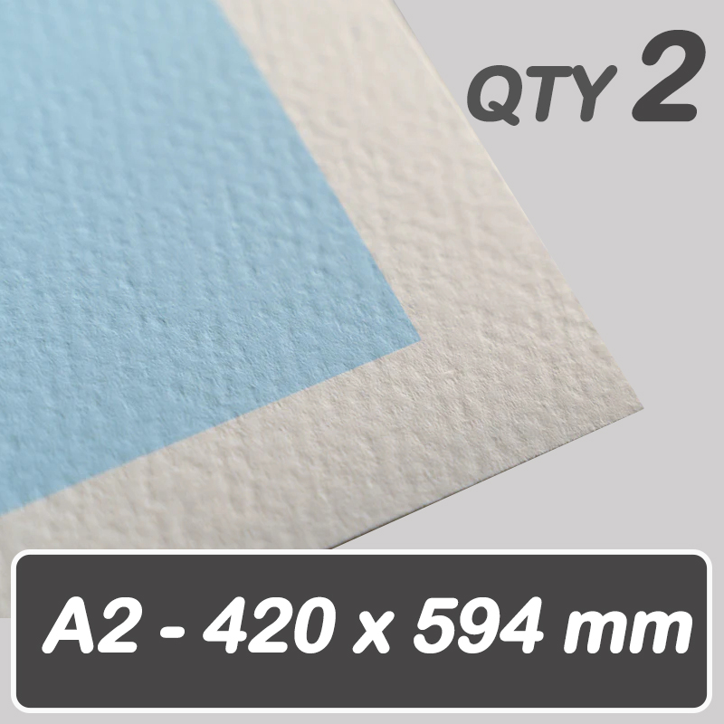 A2 - 420 x 594 mm Creative Textured Cotton Paper 320gsm (QTY 2) | a2ctexposter.jpg